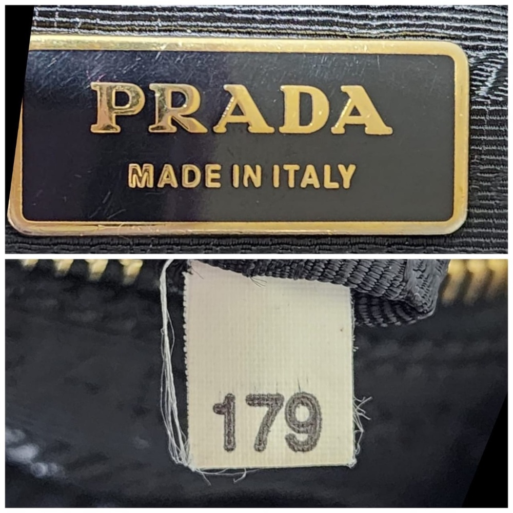 Authentic Prada Convertible Satchel Tessuto Bag Black - Picture 4 of 13